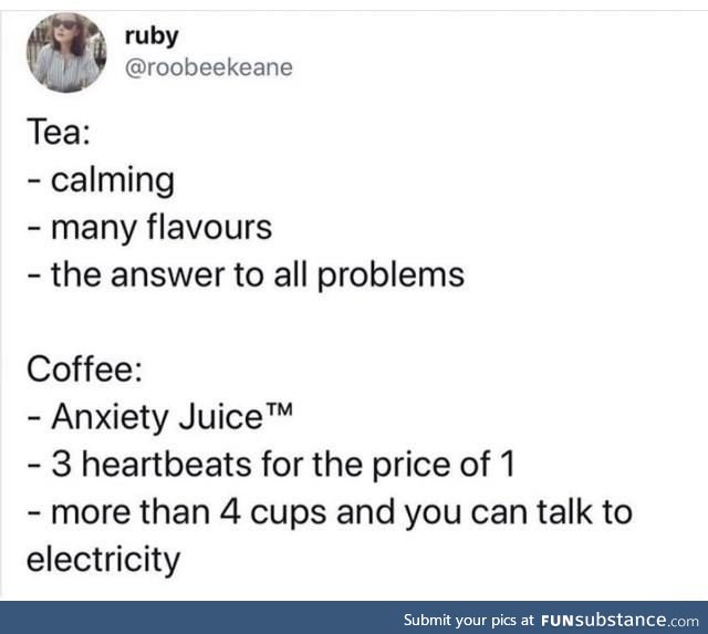 Coffee gives you powers