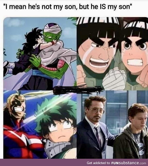 The only one of them that actually has a father is Gohan