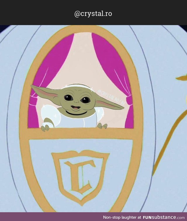 Turned Baby Yoda Into Disney Princesses 3