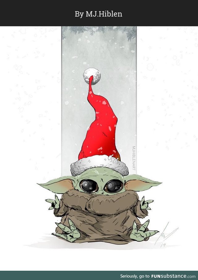 Funny illustrations of “Baby Yoda” 2