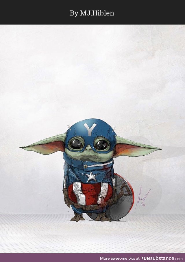 Funny illustrations of “Baby Yoda” 4