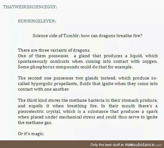 The science of fire breathing