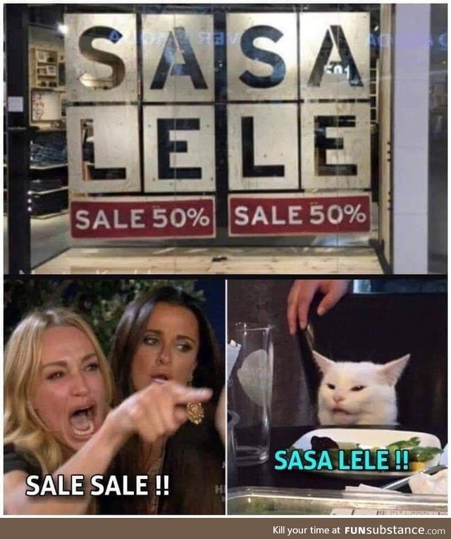 Sasa lele &gt; Sale sale