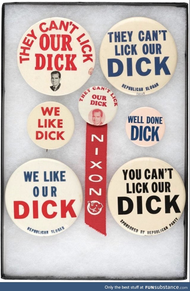 d*ck Nixon campaign flair