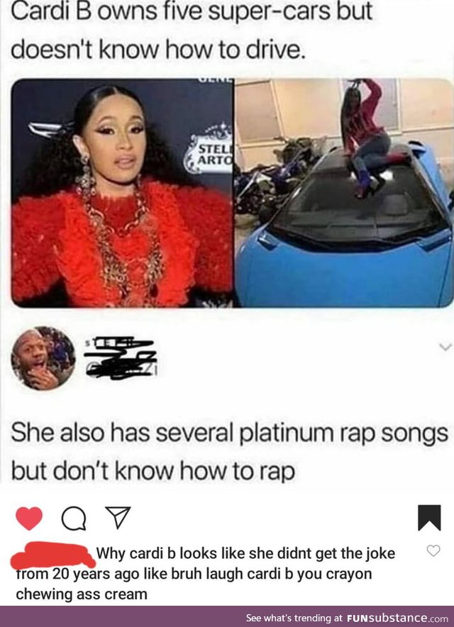 Cardi b pls laugh