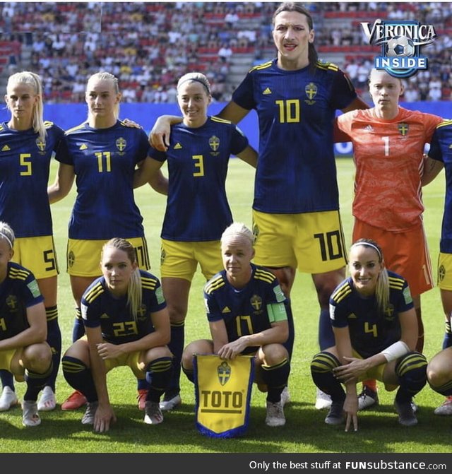 Surprise at the Swedish women football team