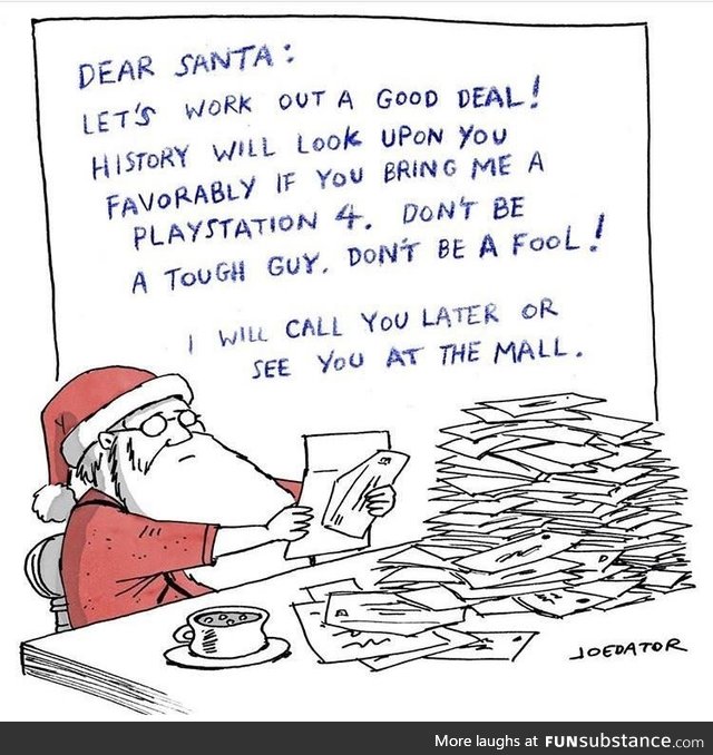 Don’t be a fool Santa!