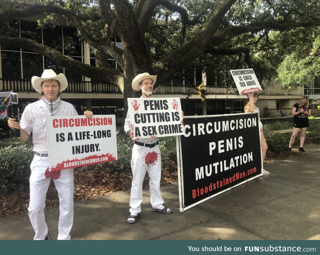 College campus protest sponsored by H.O.O.P., probably