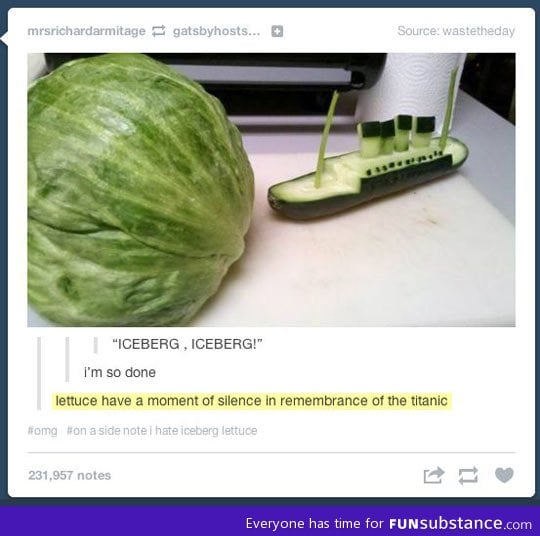 Veggie titanic