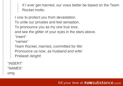 Pokemon Marriage Vow