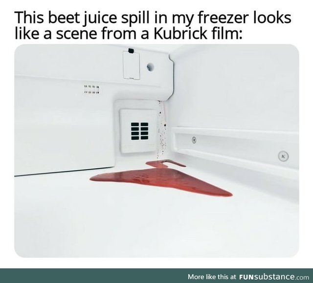 That's cool, but the cleanliness of the fridge too