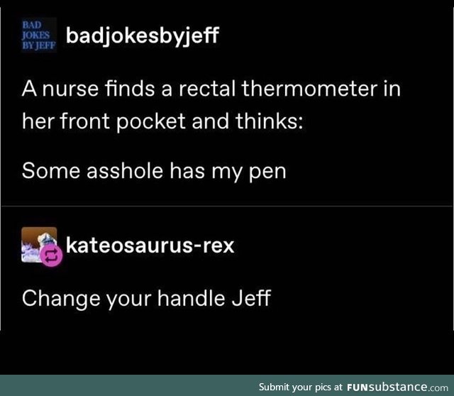 It should be “dadjokesbyjeff”