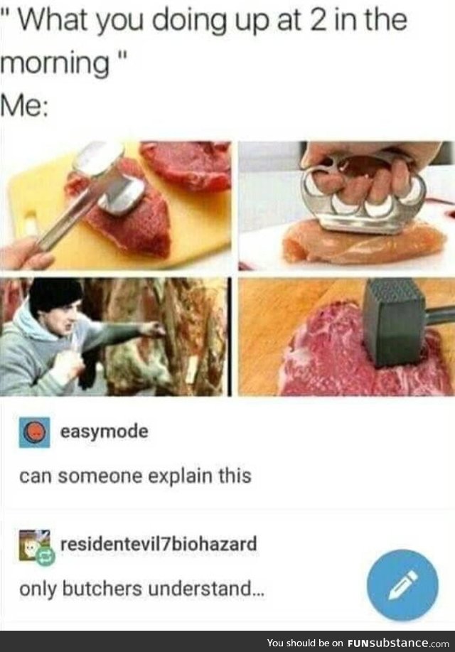 Beat the meat