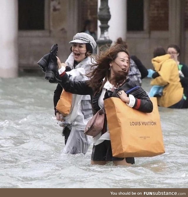 It seems easier to imagine the end of the world than the end of capitalism (Venice; Italy)