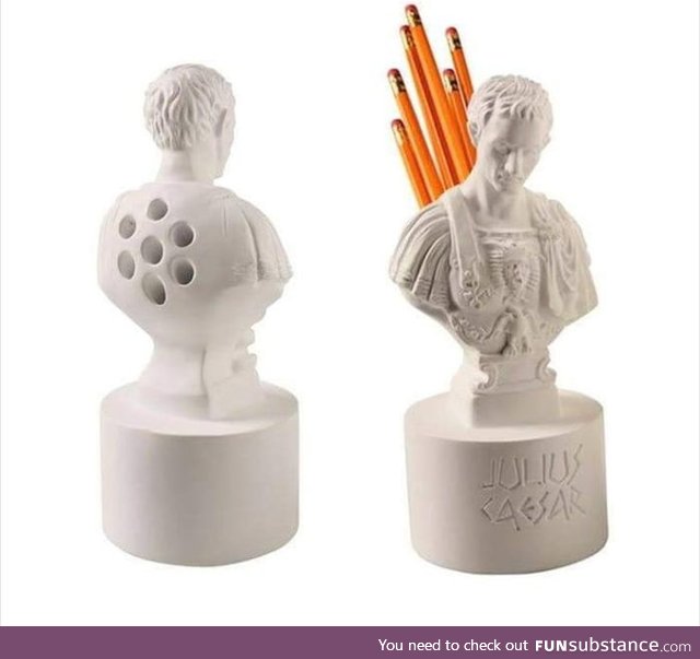 Caesar pencil holder