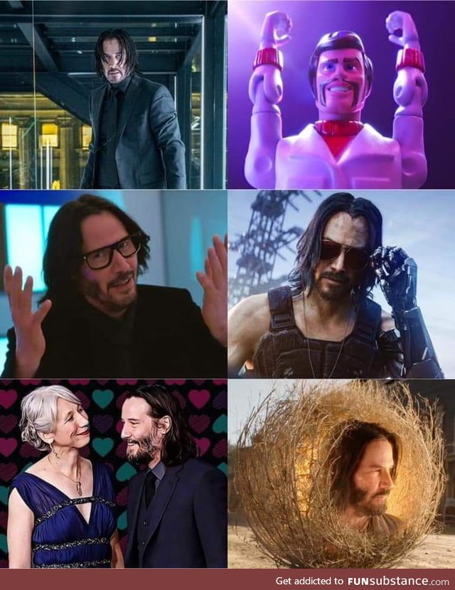 What a year for Keanu