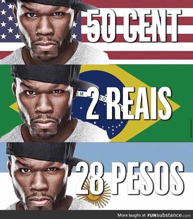 How 50 cent is called in your country?