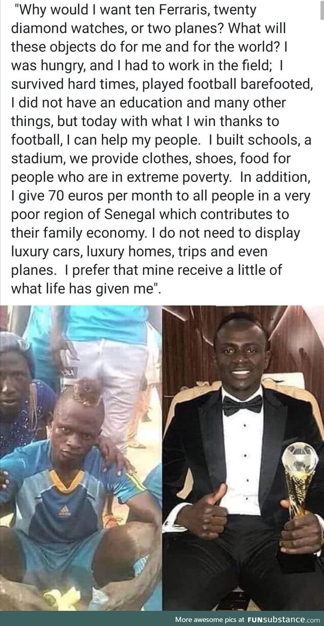 What a man Sadio Mane is