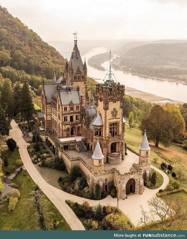 Germany is the land of castles, this is Drachenburg Castle