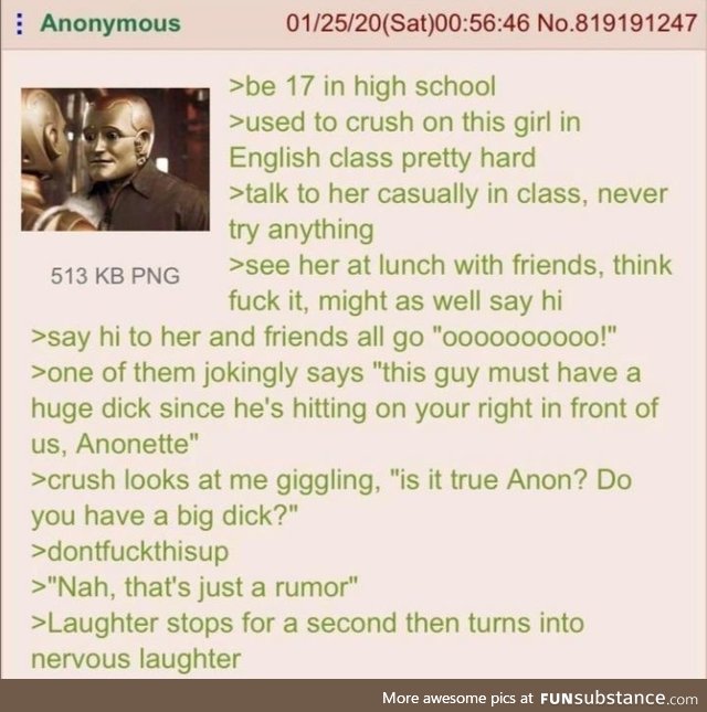 Anon has smol pp