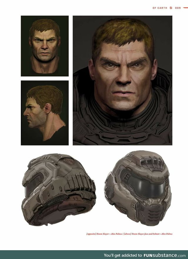 Doom Slayer's face reveal (Im glad they're sticking with the og design)