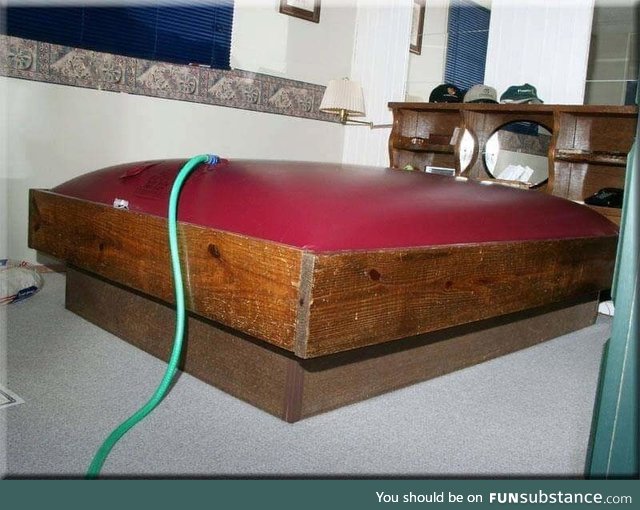 Waterbeds were ultra lit, circa 1985s