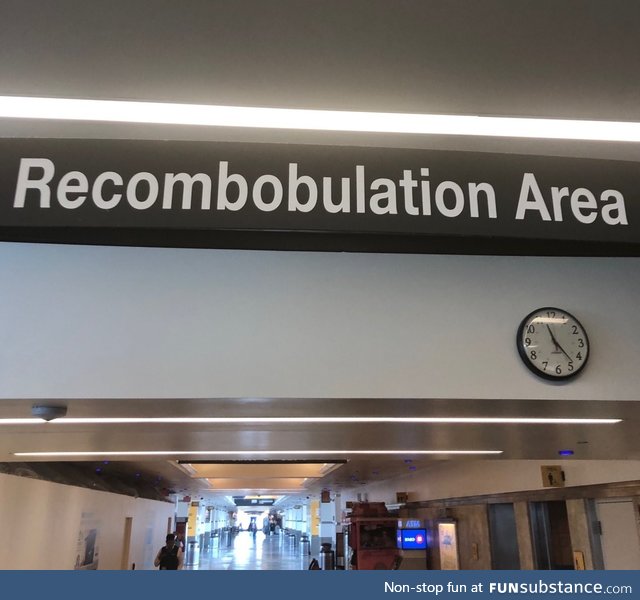 Every airport needs this after you go through security