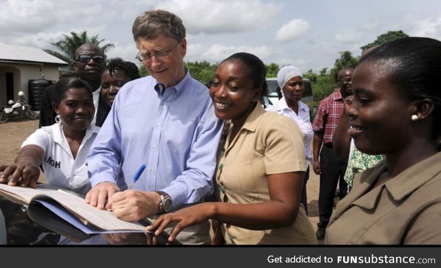 To all the anti-vaciners out there. Bill Gates has donated 6 Billion $ from his