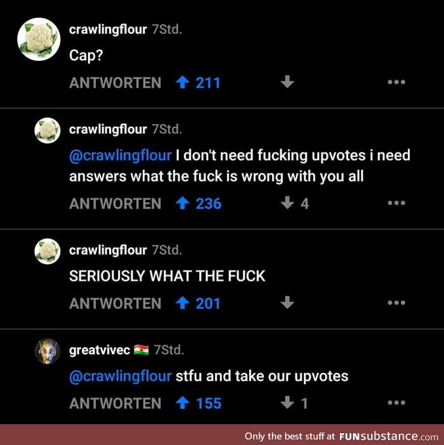 Crawlingflour hasnt a good day