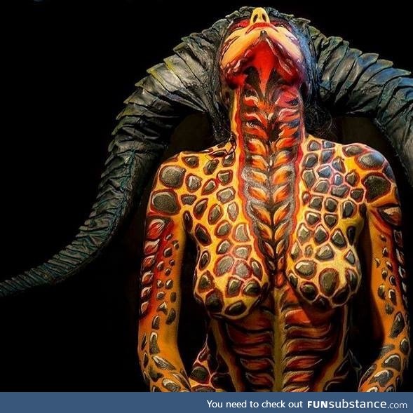 Body art painting