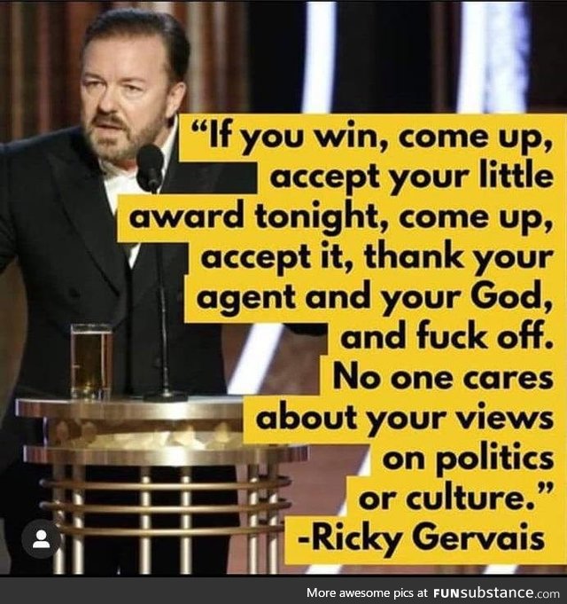 Comedians make great award show hosts.