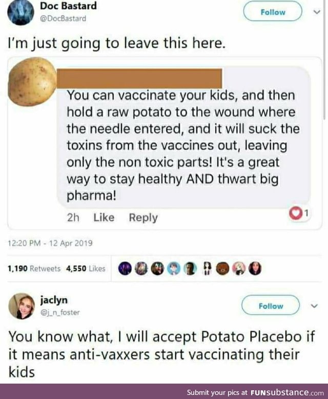 To all the anti-vaxxers out there