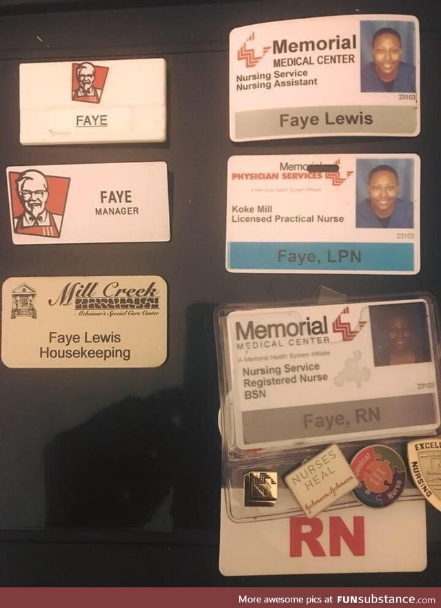 From working at KFC to RN