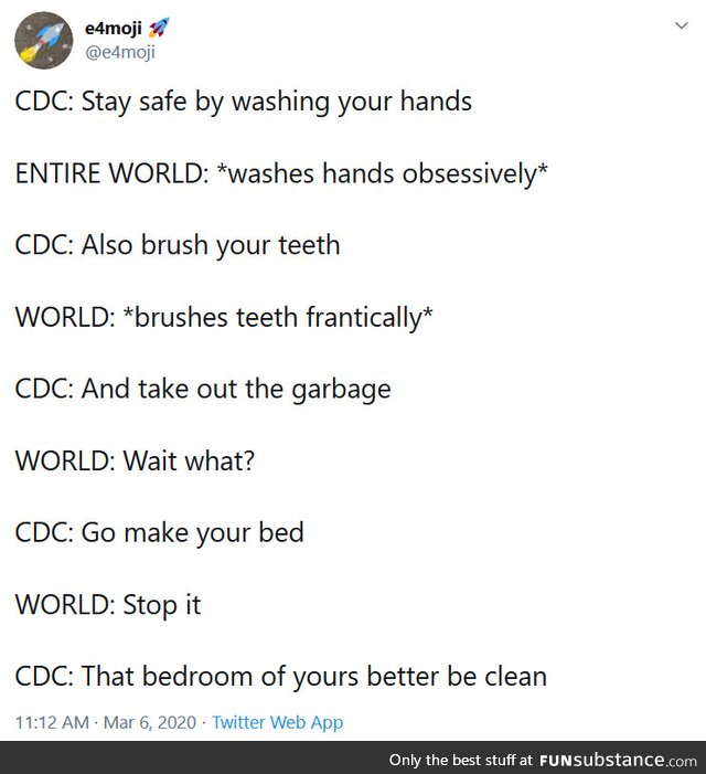 Stay clean out there