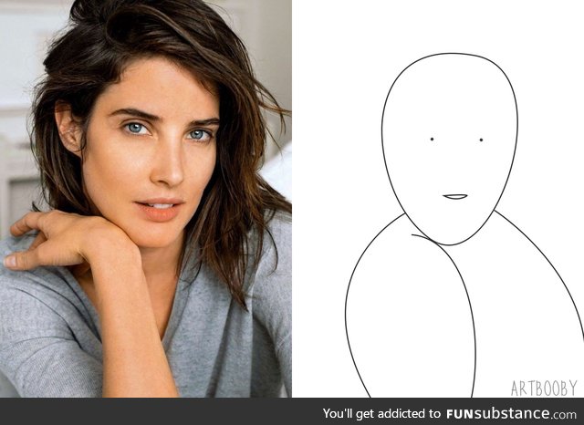 Just finished a portrait of Cobie Smulders. I did my best! It took me a long time to draw