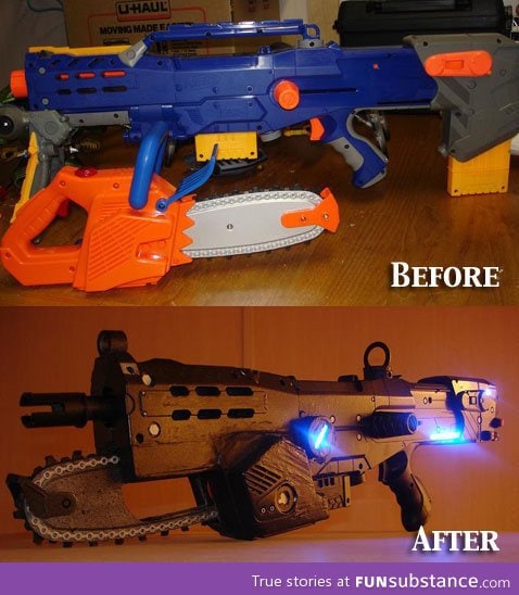 Custom nerf lancer