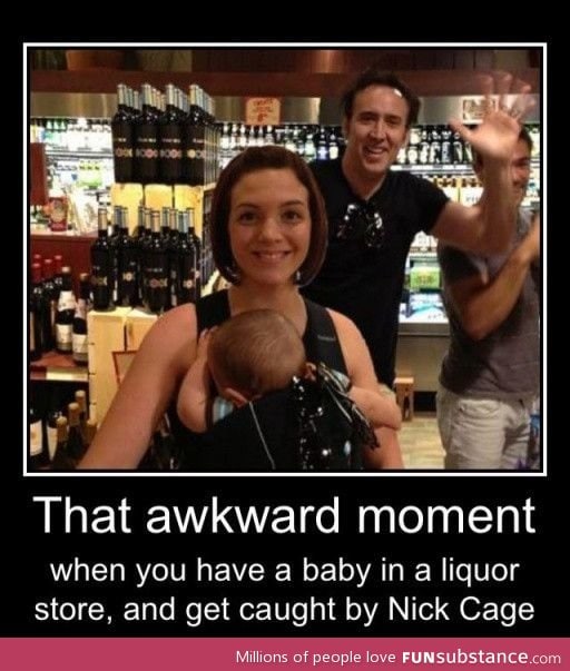 That awkward moment