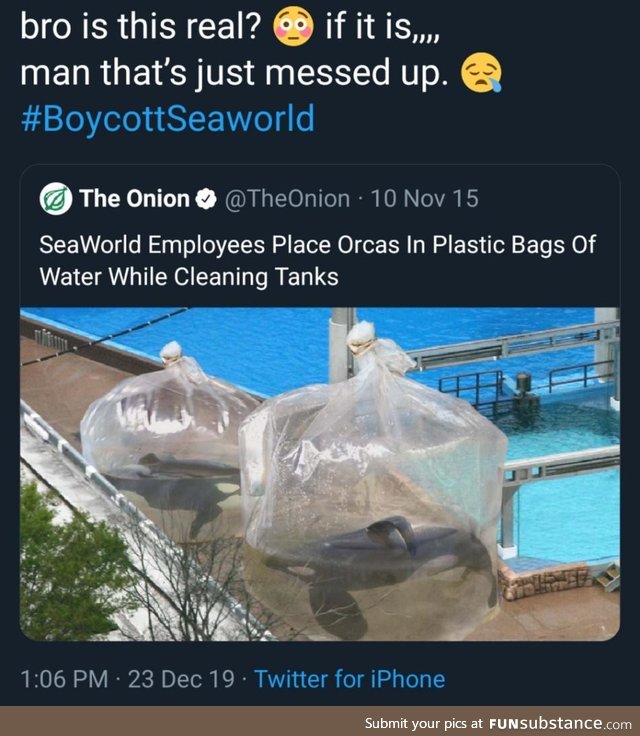 I can't believe Seaworld is still in business