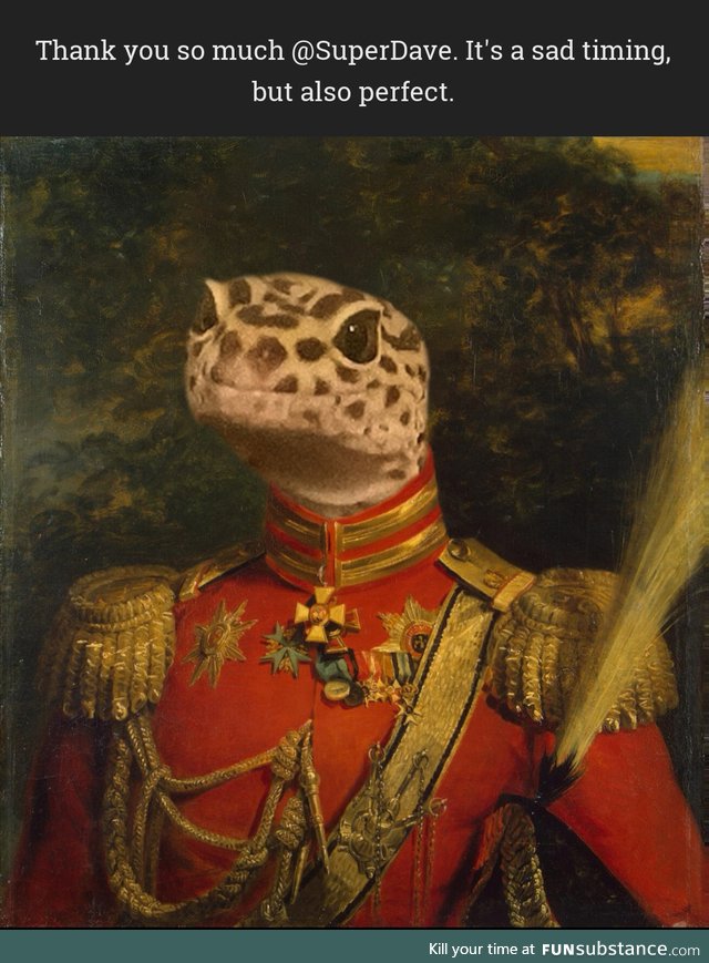 Even though we sadly lost his wife, this portrait of Lord Leopold really helps me rn