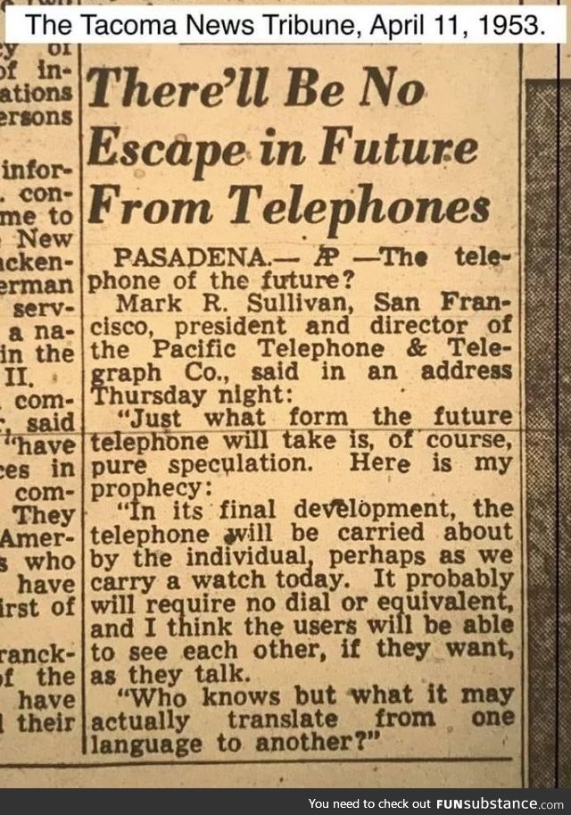 Mark R. Sullivan, the one true Prophet, circa 1953