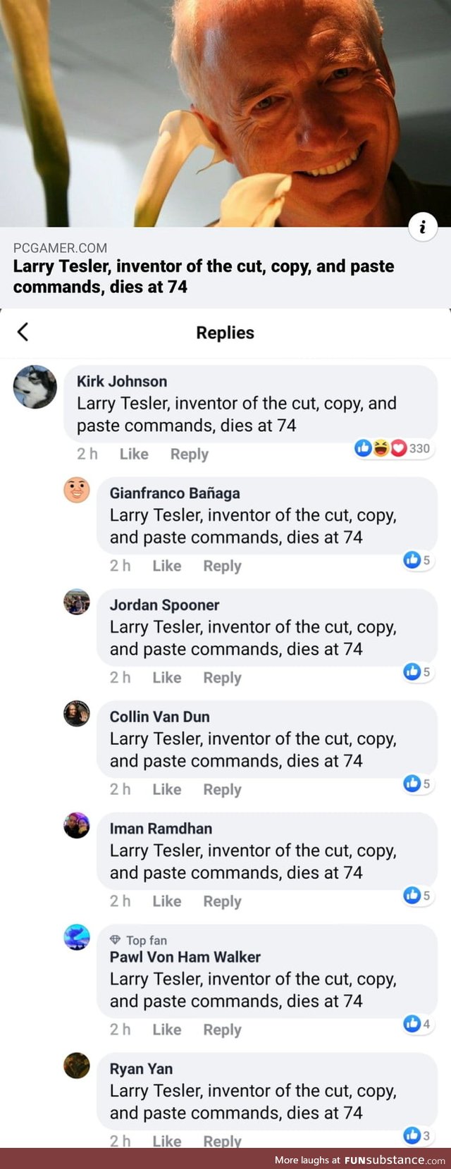 Larry Tesler, inventor of the cut, copy, and paste commands, dies at 74