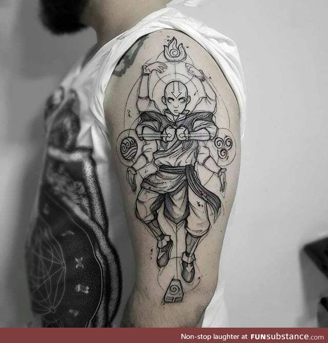 Aang tattoo, Avatar: The last air bender