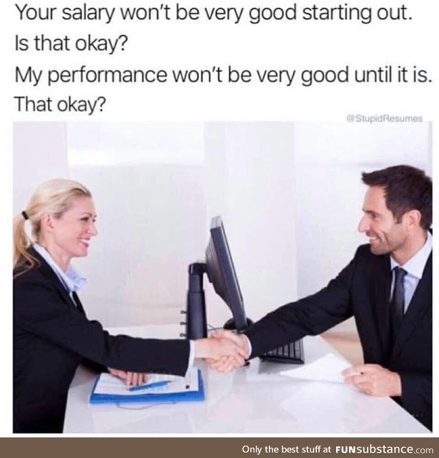 You're hired!