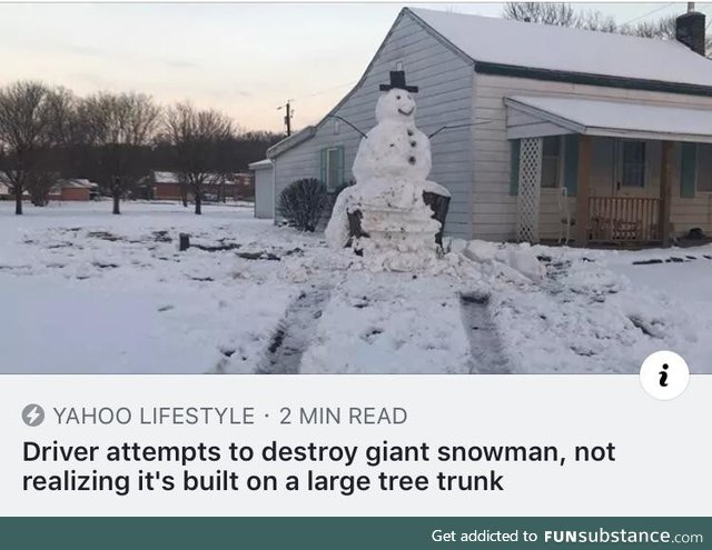 Snowman 1, driver 0