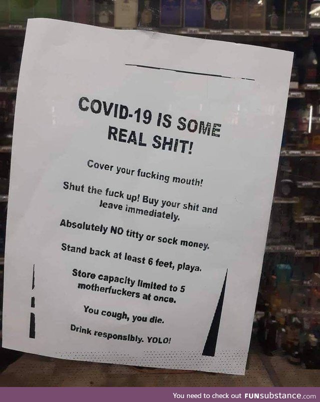 Detroit liquor store tells it like it is