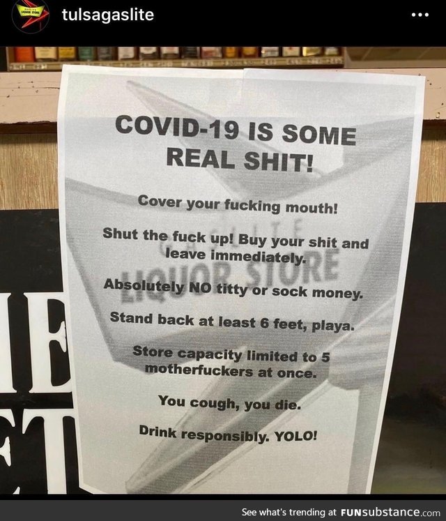 Tulsa liquor store ain’t playin no games