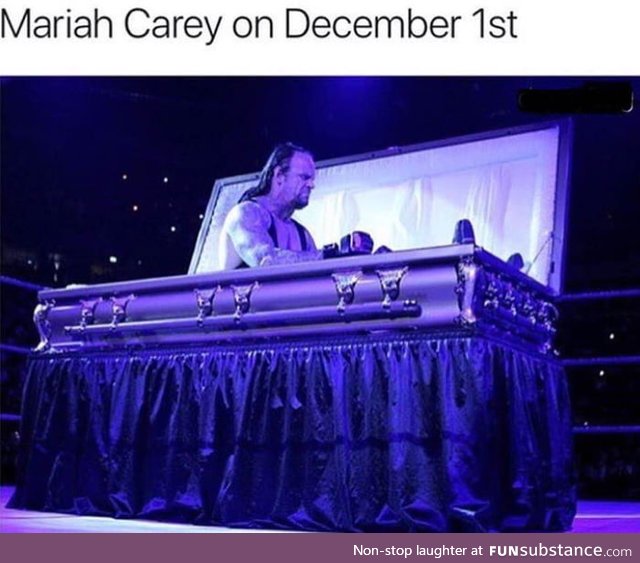 Mariah Carey on December 1st