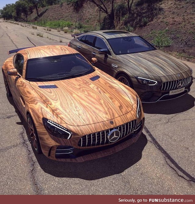 Wooden mercedes