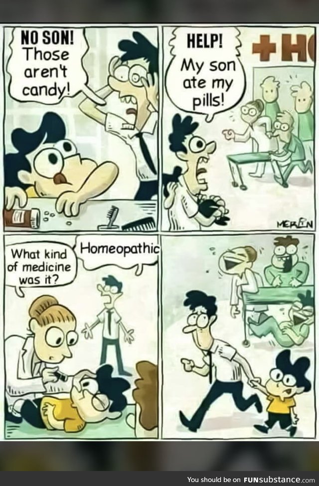 It's amazing still in the 21st century, People still believe in homeopathy .