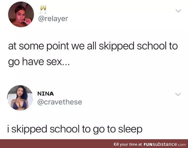 Sleep is yes